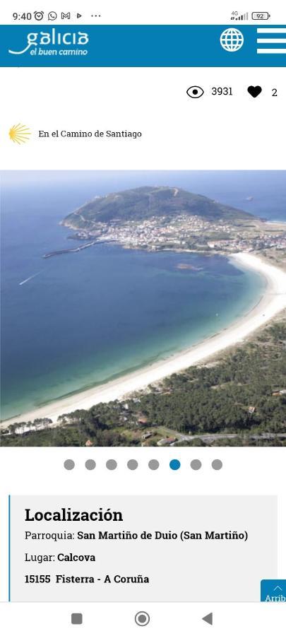 Ferienwohnung Piso Playa Langosteira Kap Kap Finisterre Exterior foto